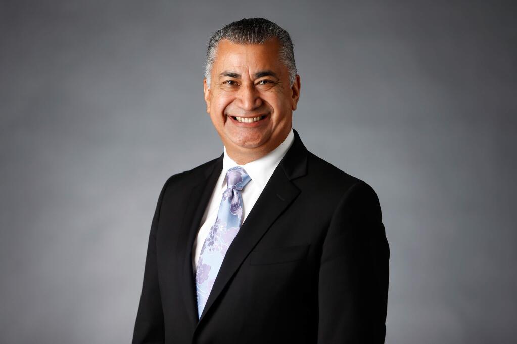 Ernesto Olivares, candidate for Santa Rosa City Council, in Santa Rosa, California on Wednesday, September 21, 2016. (Alvin Jornada / The Press Democrat)