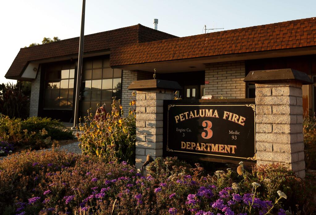 Petaluma Fire Department Station 3 on South McDowell Boulevard in Petaluma, California, on Friday, July 13, 2018. (ALVIN JORNADA/ PD)