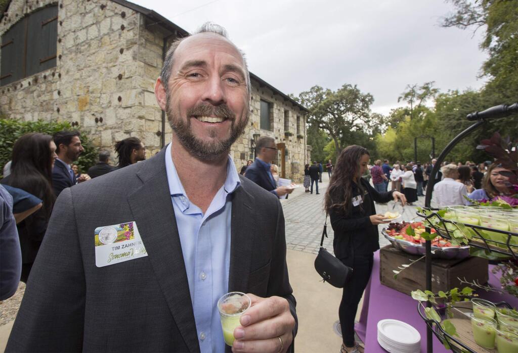 Tim Zahner, executive director of the Sonoma Valley Visitors Bureau, in 2018. (Photo by Robbi Pengelly/Index-Tribune)