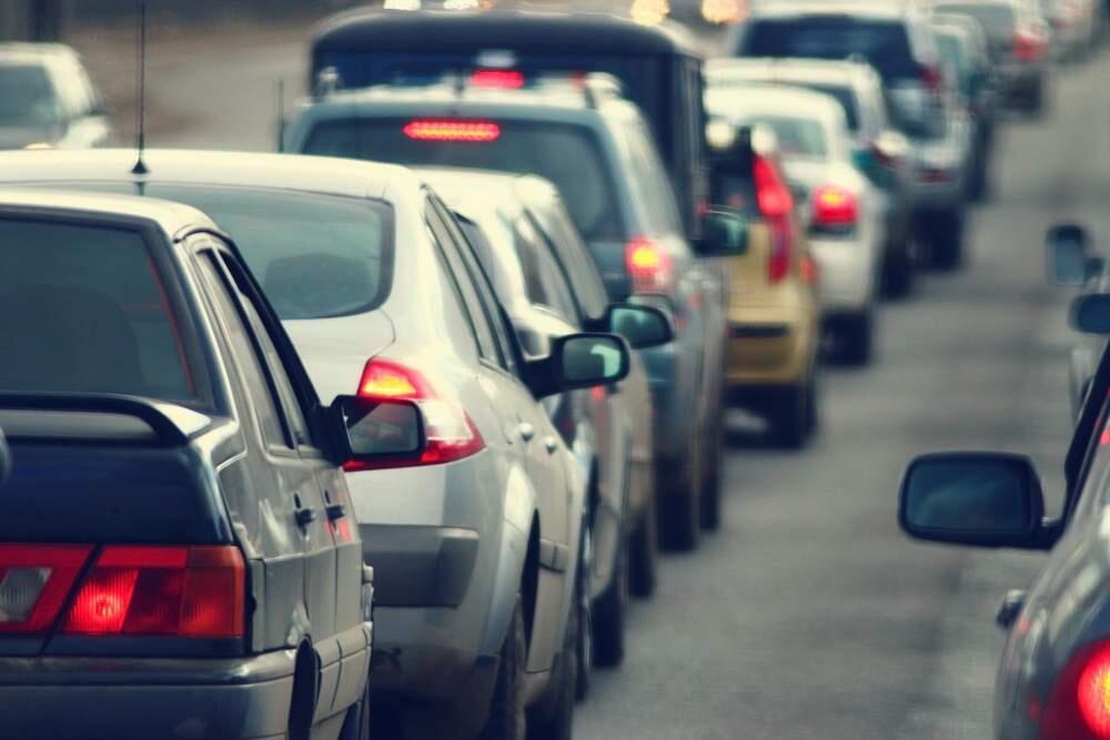 The Regional Transportation Commission Southern Nevada said in a tweet Sunday morning that cars were backed up for 20 miles on I-15 southbound. (Kichigin / Shutterstock)