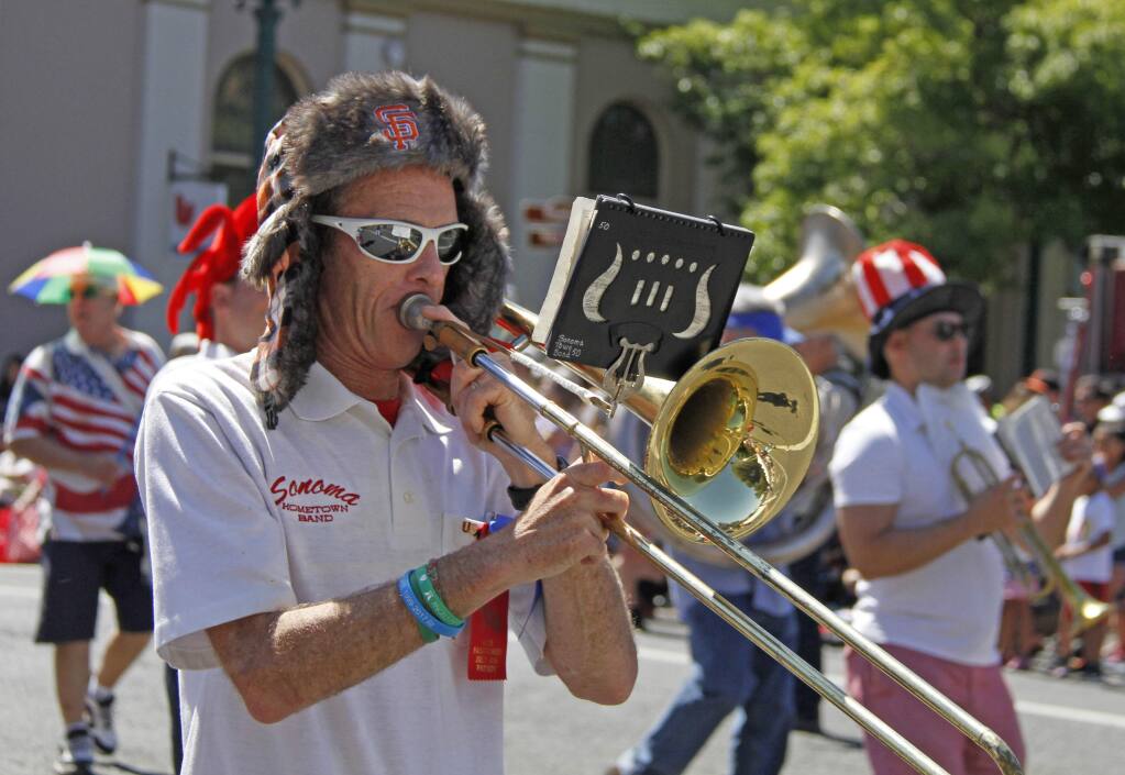 Photos by Bill Hoban/Index-TribuneThe Other Hometown Band was named the best entry in Sonoma's annual Fourth of July Parade on Tuesday.