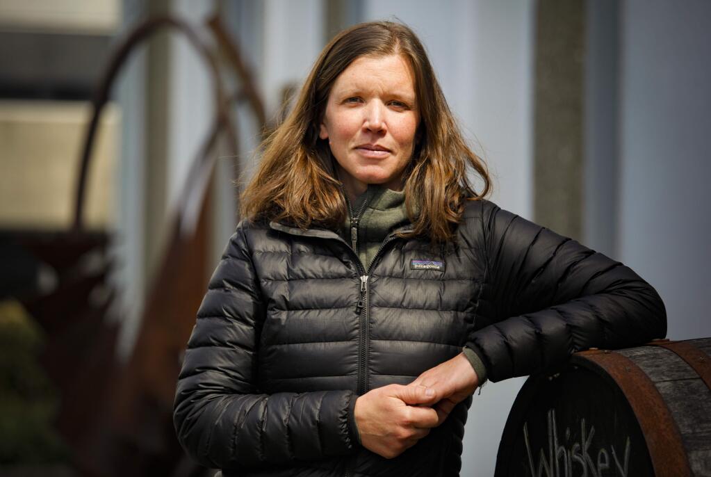Petaluma, CA, USA._Friday, March 29, 2019. Jenny Griffo is a part-time developer who is an advocate for creating sustainable and future-minded projects. She also owns Griffo Distillery with her husband, Michael. (CRISSY PASCUAL/ARGUS-COURIER STAFF)