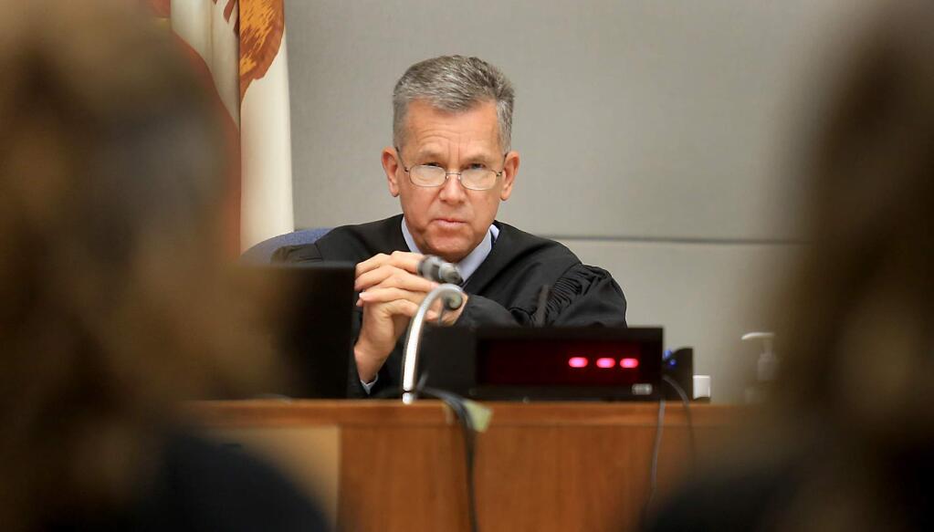 Sonoma County Superior Court Judge Gary Medvigy in 2016. (KENT PORTER/ PD FILE)
