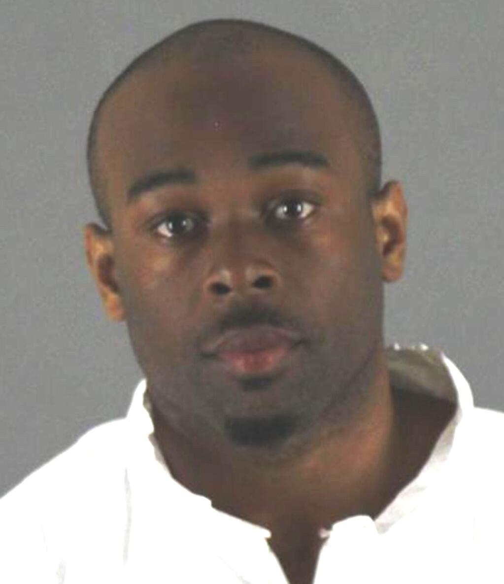 This undated photo provided by the Bloomington, Minn., Police Department, shows Emmanuel Deshawn Aranda, who was arrested in connection with an incident at the Mall of America where a 5-year-old boy plummeted three floors Friday, April 12, 2019, after being pushed or thrown from a balcony. (Bloomington Police Department via AP)
