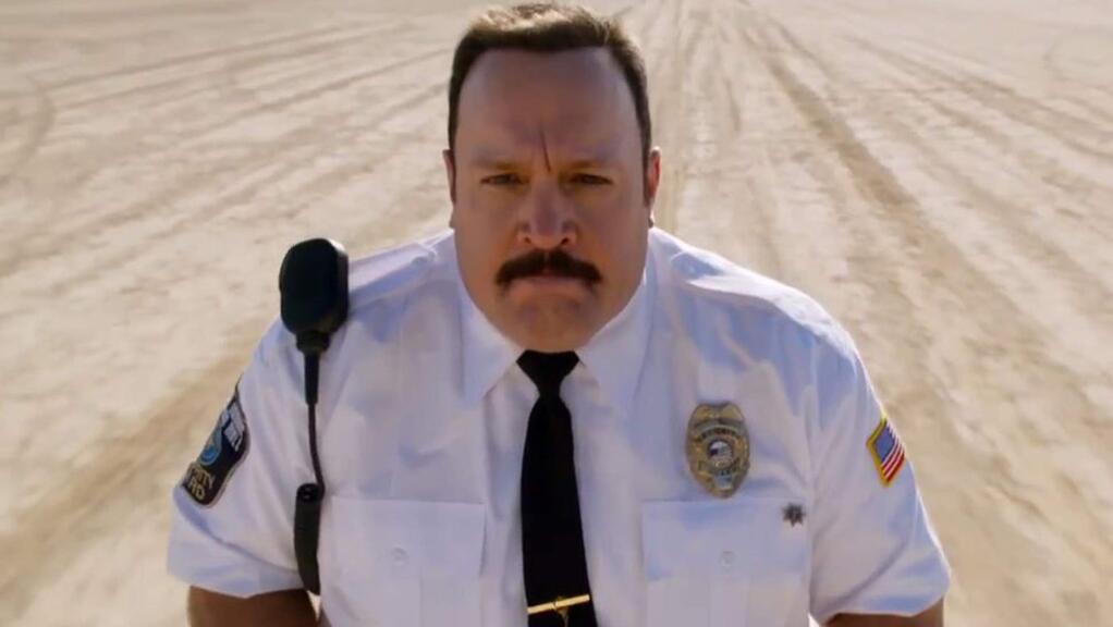Kevin James returns as Paul Blart, a mall security officer who takes his daughter to Las Vegas in 'Paul Blart: Mall Cop 2.' (COLUMBIA PICTURES)