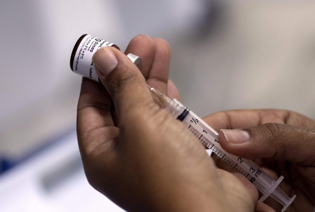 Academic researchers reported in the November issue of the medical journal Pediatrics that medical exemptions have become much more common since 2015, when California passed a law eliminating other exemptions to mandatory vaccinations. (LEO CORREA / Associated Press)