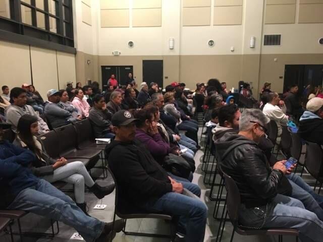 Nearly 250 people packed Hanna Boys Center last Tuesday for information on how to legally prepare for potential immigration raids.