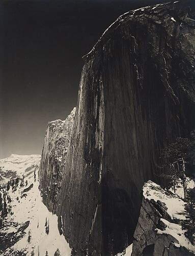 Ansel Adams, Monolith, Face of Half-Dome, Yosemite, California. 1927.