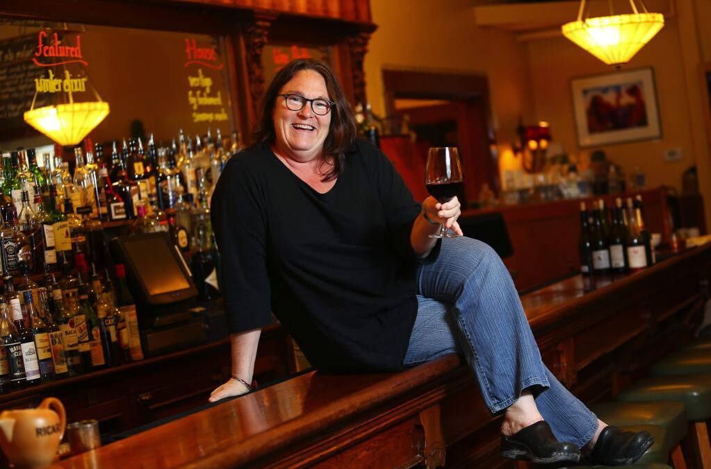 Sondra Bernstein is celebrating the 20th anniversary of her Sonoma restaurant The Girl & the Fig this summer. (Christopher Chung/ The Press Democrat)