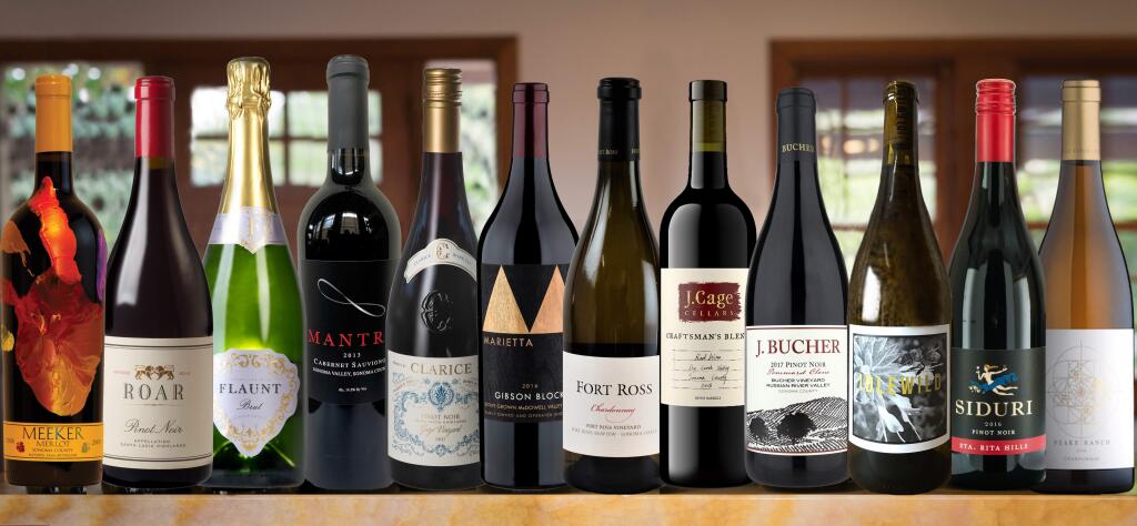 Twelve wineries, from Santa Barbara County to the south and Mendocino County to the north, pool their efforts to offer 'Shelter In Case,' a 12-bottle collection. Photo courtesy of vintner Adam Lee, the branchild of the enterprising case.