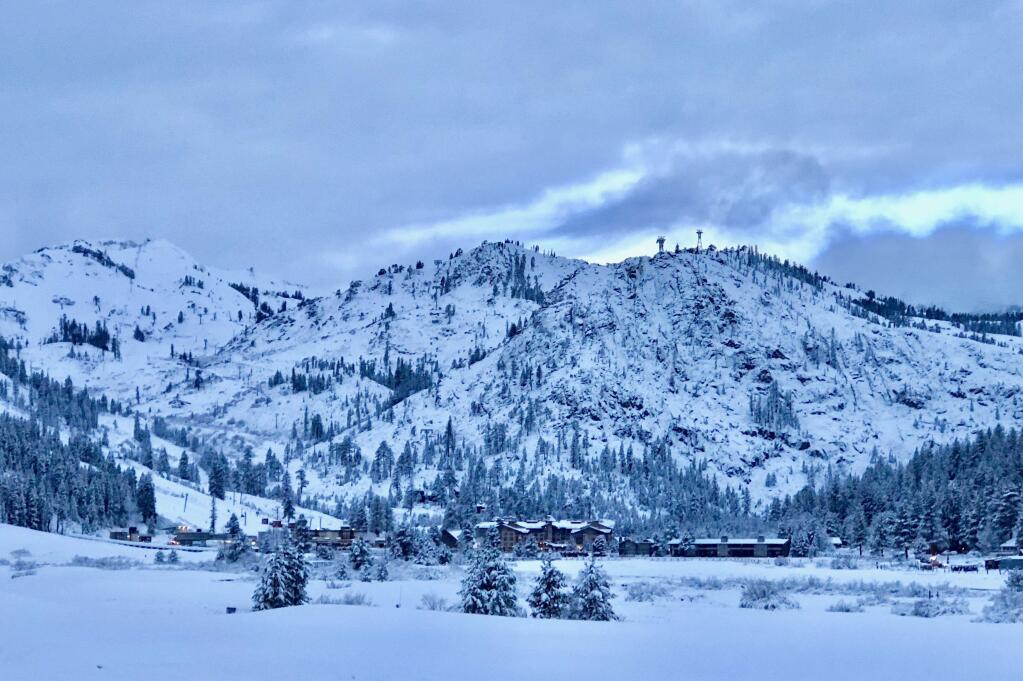 Snow at Squaw Valley Ski Resort on Friday, Jan. 19, 2018. (COURTESY OF SQUAW VALLEY)