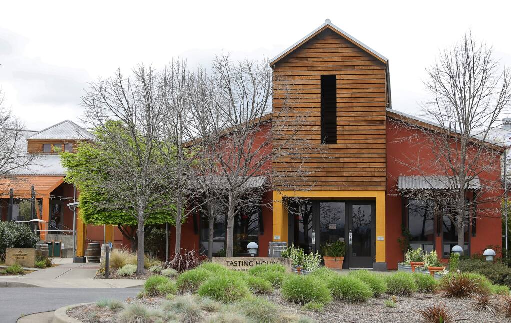 The Clos du Bois tasting room at the Geyserville winery on Wednesday, April 3, 2019. Gallo is acquiring Clos du Bois winery from Constellation Brands. (Christopher Chung/ The Press Democrat)
