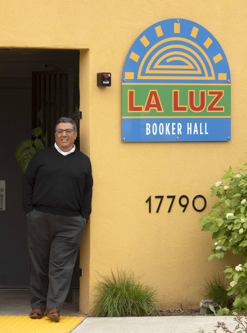 Juan Hernandez is the Executive Director of La Luz in Sonoma. (photo by John Burgess/The Press Democrat)