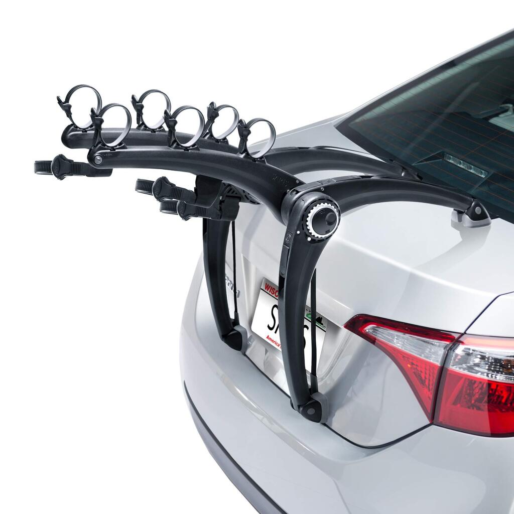 Saris Bike Racks are available in different price ranges and sizes to fit vehicle makes and models.