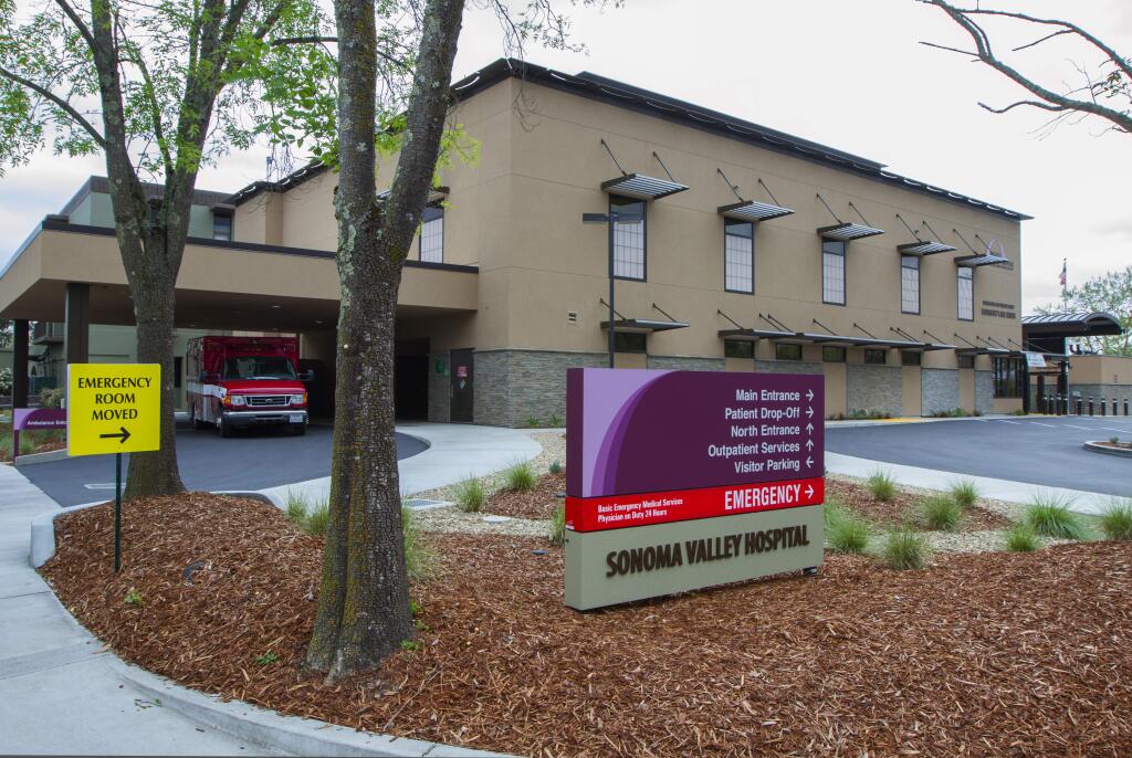 Sonoma Valley Hospital ranked in the top 25 percent nationawide for 'quality outcomes' by the Centers for Medicare and Medicaid.