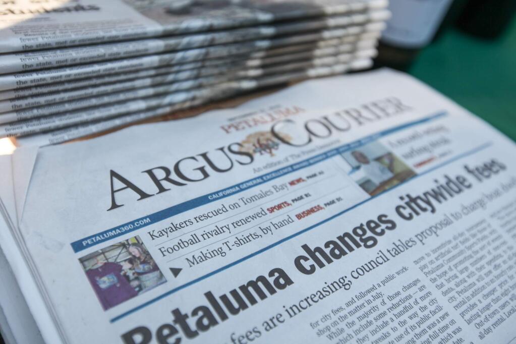 The 160th year anniversary party for The Argus-Courier held on September 15th, 2015 at The Petaluma Museum. (Victoria Webb/For The Argus-Courier)
