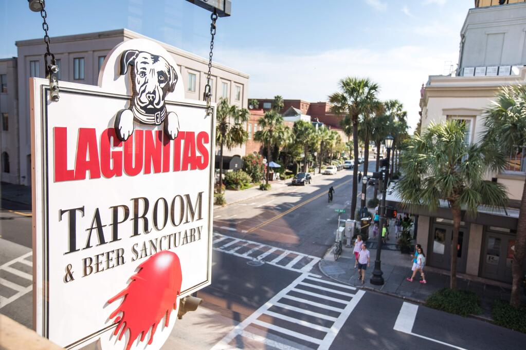 Lagunitas Brewing Co. has opened up a new brewpub in downtown Charleston S.C., taking over the Southend Brewery and Smokehouse. The Petaluma brewer will offer up special beers that can be only available at the location, which overlooks Charleston Harbor. (Credit: Courtesy of Chrys Rynearson)