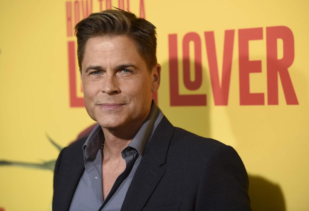 FILE - In this April 26, 2017, file photo, Rob Lowe arrives at the Los Angeles premiere of 'How to Be a Latin Lover' at the ArcLight Hollywood. Lowe told Entertainment Weekly in an interview published online June 27, 2017, that he feared death during an encounter with a bigfoot-like creature in the Ozark Mountains while shooting his upcoming A&E docuseries 'The Lowe Files.' (Photo by Chris Pizzello/Invision/AP, File)