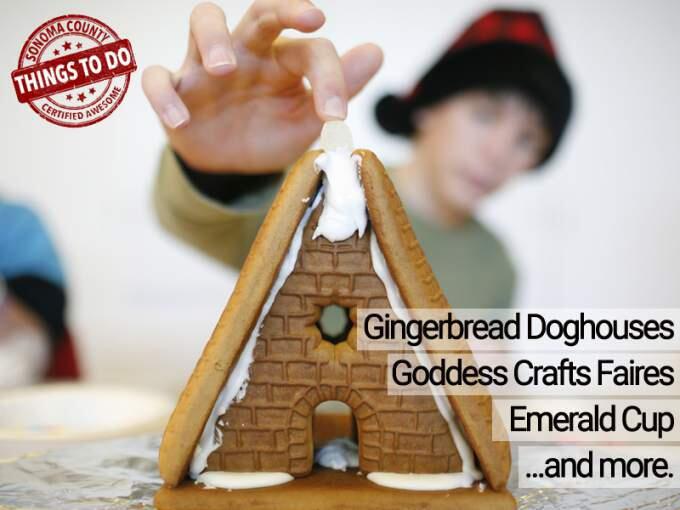 This weekend, take the family to the Charles Schulz Museum to create gingerbread dog houses (Ramin Rahimian for The Press Democrat)