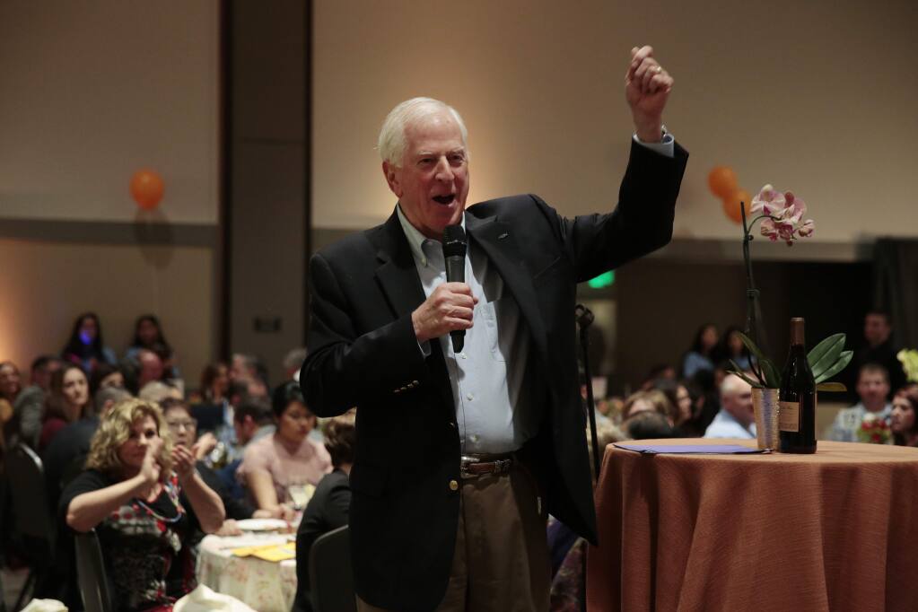 Congressman Mike Thompson at a fundraiser for the Elsie Allen High School Foundation, on Saturday, March 11, 2017 in Santa Rosa, California. (RAMIN RAHIMIAN for The Press Democrat)