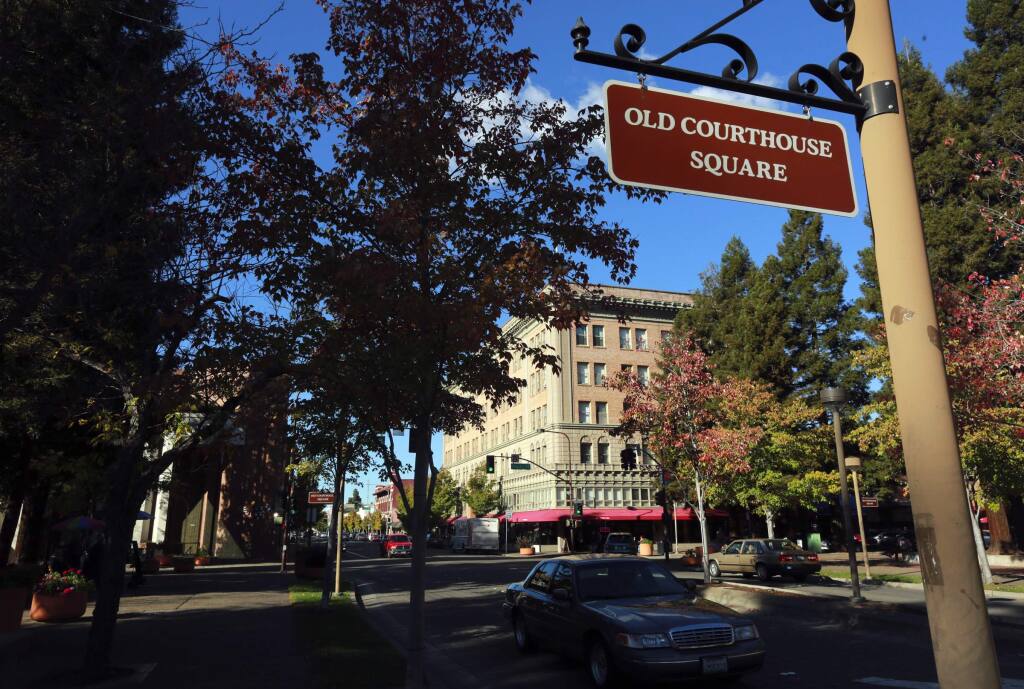 Old Courthouse Square in Santa Rosa (JOHN BURGESS/ PD FILE, 2015)