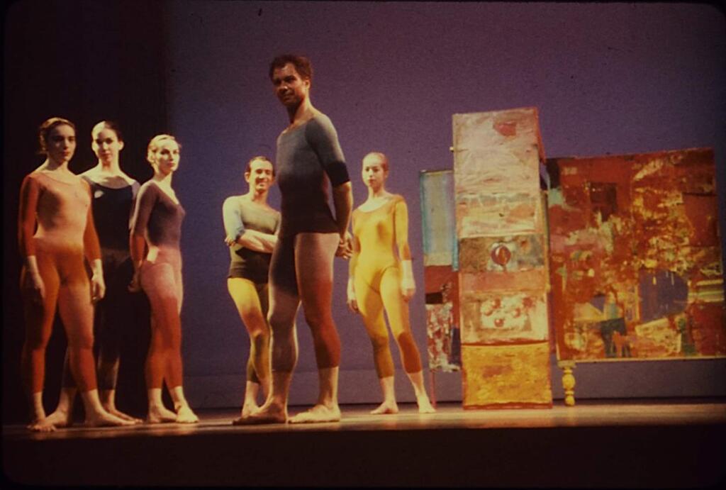 The original Merce Cunningham Dance Company in a scene from the documentary “Cunningham,' about famed Merce Cunningham, the revolutionary American choreographer whose decades of work changed the very nature of dance before he died a decade ago at age 90. (Magnolia Pictures)