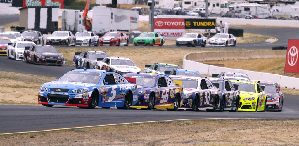 Bill Hoban/Index-Tribune The Valley's most attended motorsports event, the NASCAR Sprint Cup Series weekend featuring the Toyota/Save Mart 350, takes over Sonoma Raceway from June 26 through 28.