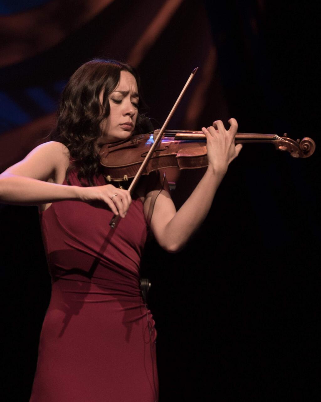 Violinist Lucia Micarelli, star of HBO's 'Treme,' will play atthe Mendocino Music Fest on July 9. “I don't tell my whole life story, but the stuff I have programmed has ended up very varied and eclectic,” she said. “I really try to only program stuff that I really love ... so everything has a meaning, and I do tell a lot of stories about how the music came into my life.”