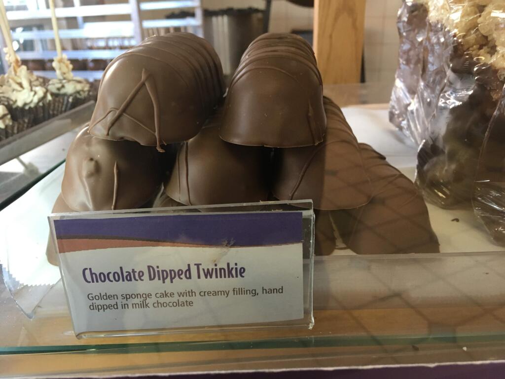 Among Blaylock's additions to the store's offerings are chocolate dipped Twinkies.PHOTO BY DAVID TEMPLETON