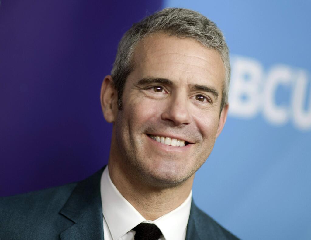 FILE - In this Jan. 17, 2017 file photo, Andy Cohen attends the NBCUniversal portion of the 2017 Winter Television Critics Association press tour in Pasadena, Calif. Cohen will host a new version of the match-making game show, 'Love Connection,' that will air on Fox starting May 25, (Photo by Richard Shotwell/Invision/AP, File)