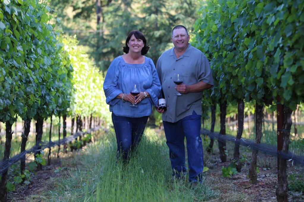 Bucher Vineyard vintners Diane and John Bucher (COURTESY PHOTO)