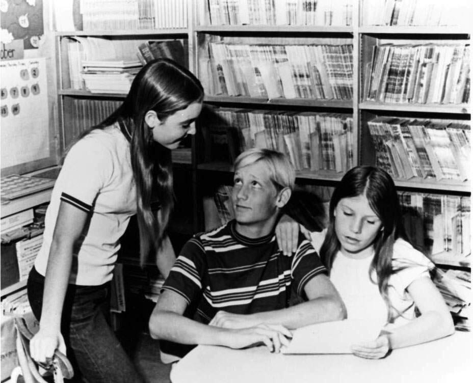 Unidentified students at Monte Rio School circa 1968. (Courtesy of the Sonoma County Library)