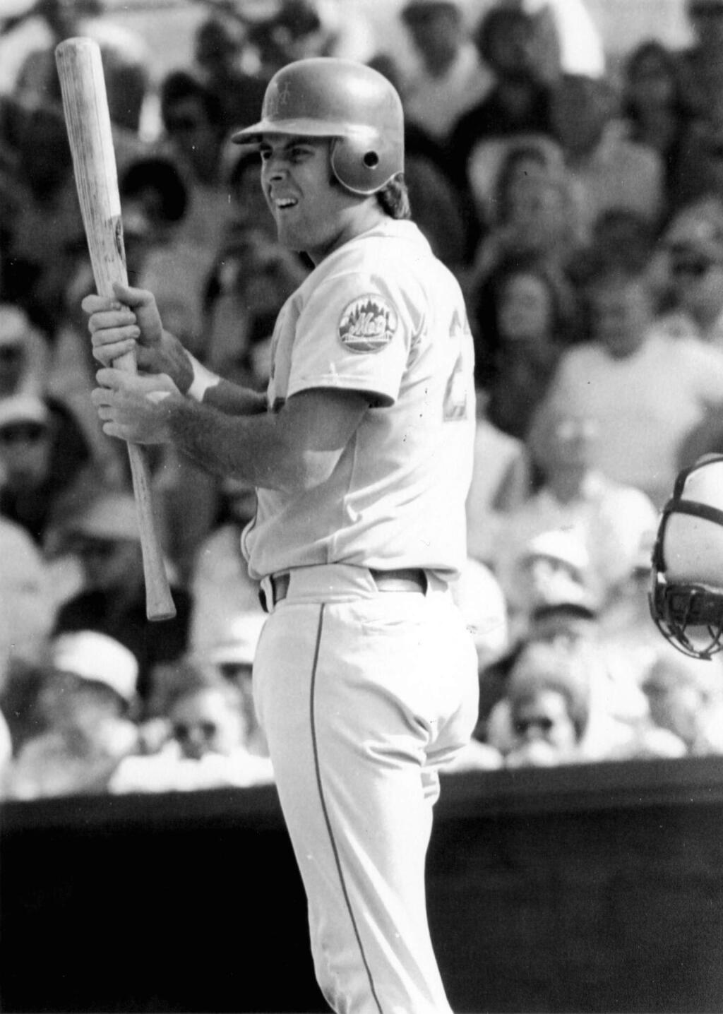 Marshall Brant up to bat for the Mets. He was drafted for the Mets in the fourth round of the 1975 draft. (Courtesy of Marshall Brant)