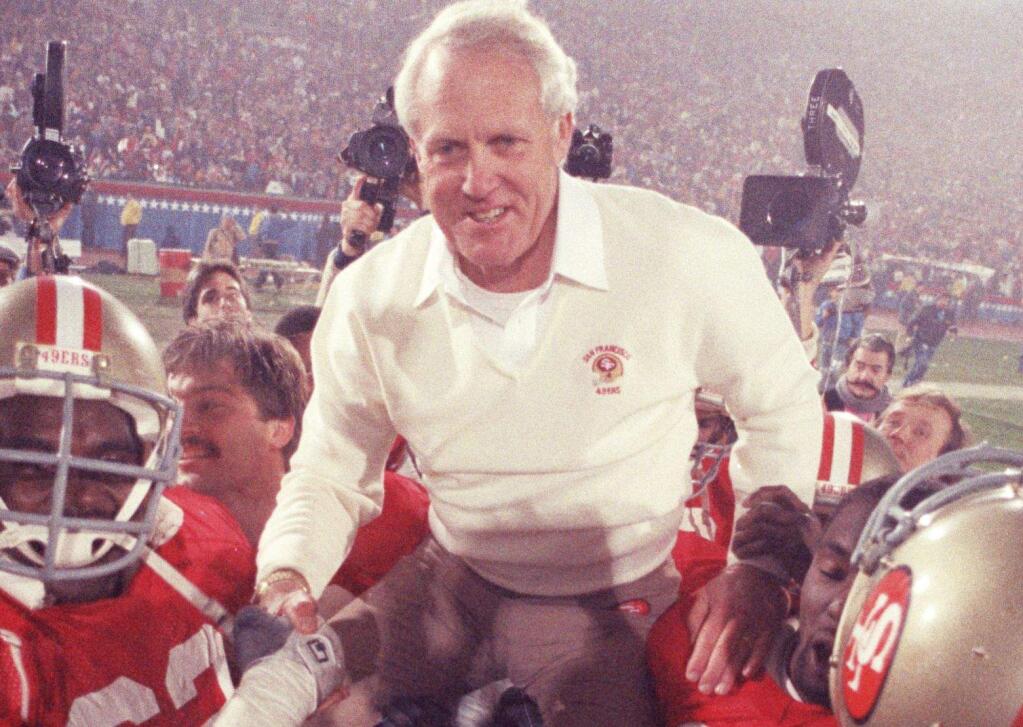 Hall of Fame coach Bill Walsh was a big believer in game experience being the best teacher of NFL quarterbacks. (Associated Press)