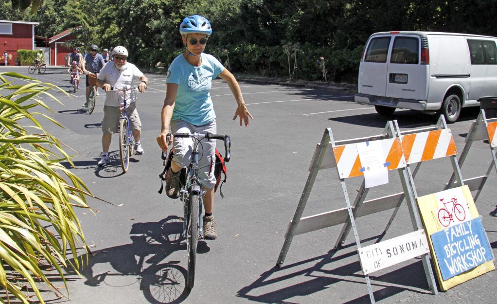 The City of sonoma will sponsor a family bicycle safety classes , July 13 at SCC. (Bill Hoban/Index-Tribune file photo 2017)