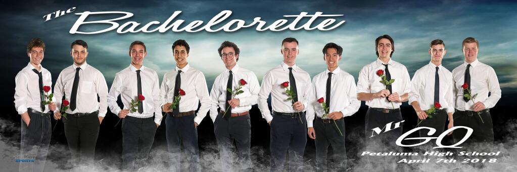 PETALUMA HIGH PHOTOExcitement is building for thesee contestants in Petaluma High's GQ Pageant coming up Saturday. The pageant is a fundraiser for the PHS senior prom.