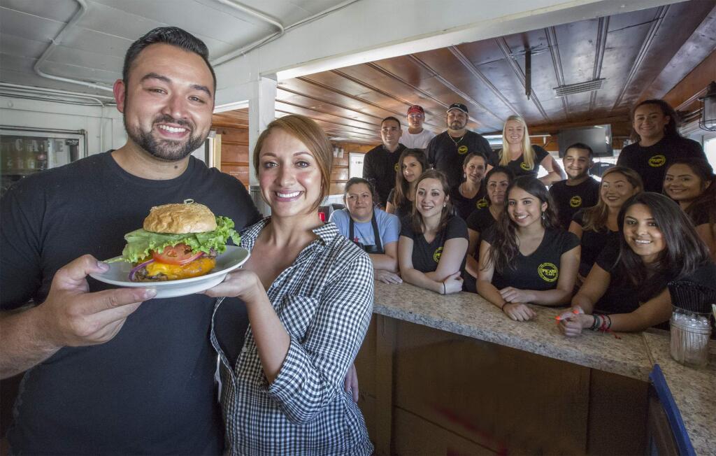 Picazo Cafe staff take your burger enjoyment personally. (Photo by Robbi Pengelly/Index-Tribune)