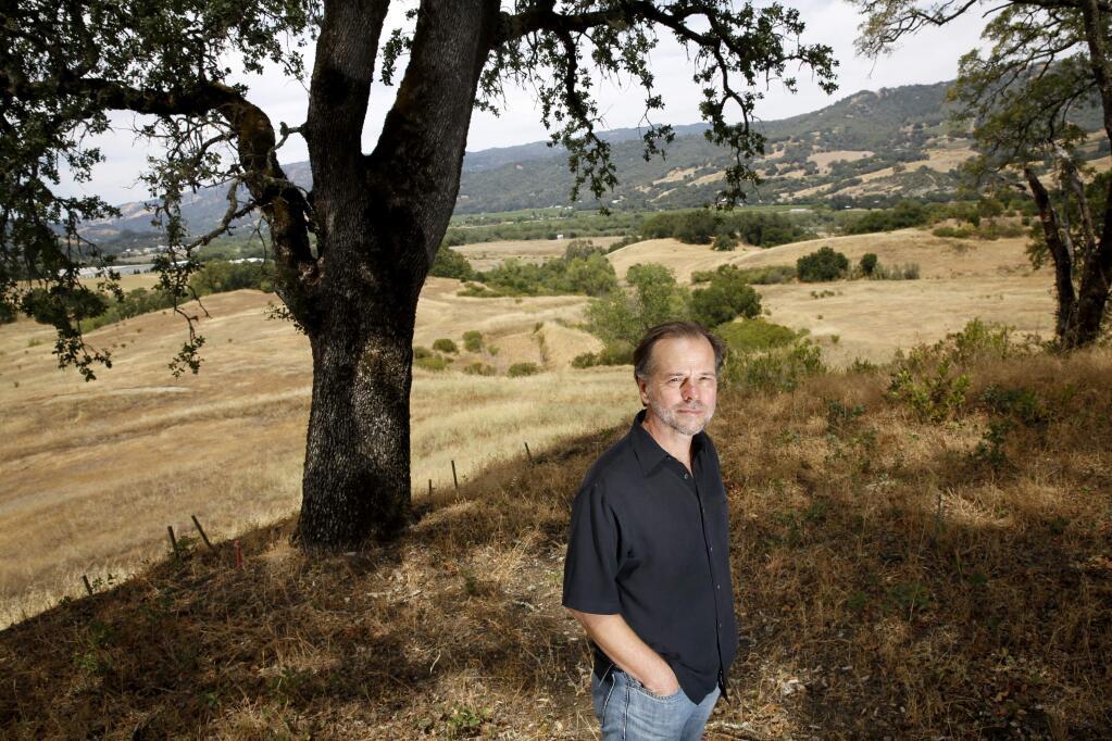 Jess Slavik of Laulima Development is the designer of the proposed Alexander Valley Resort that would include a hotel, private residences and an equestrian center on 254 acres in Cloverdale, on Monday, July 13, 2015. (BETH SCHLANKER / The Press Democrat)