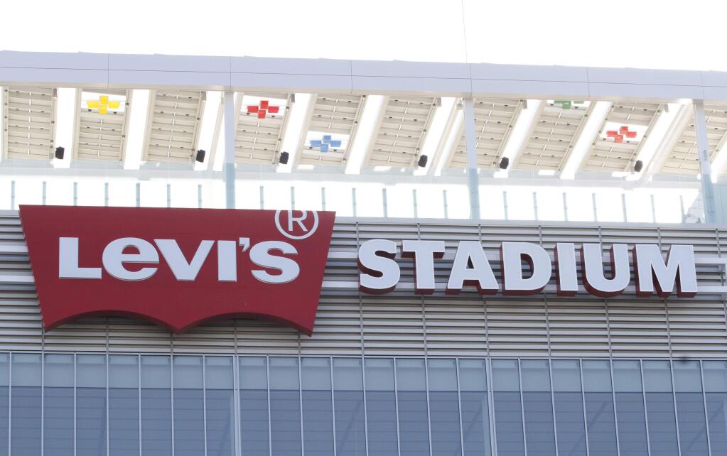 Levi's Stadium will be the scene of its first sports events Saturday night - Earthquakes vs. Sounders in an MLS soccer match. (Associated Press)