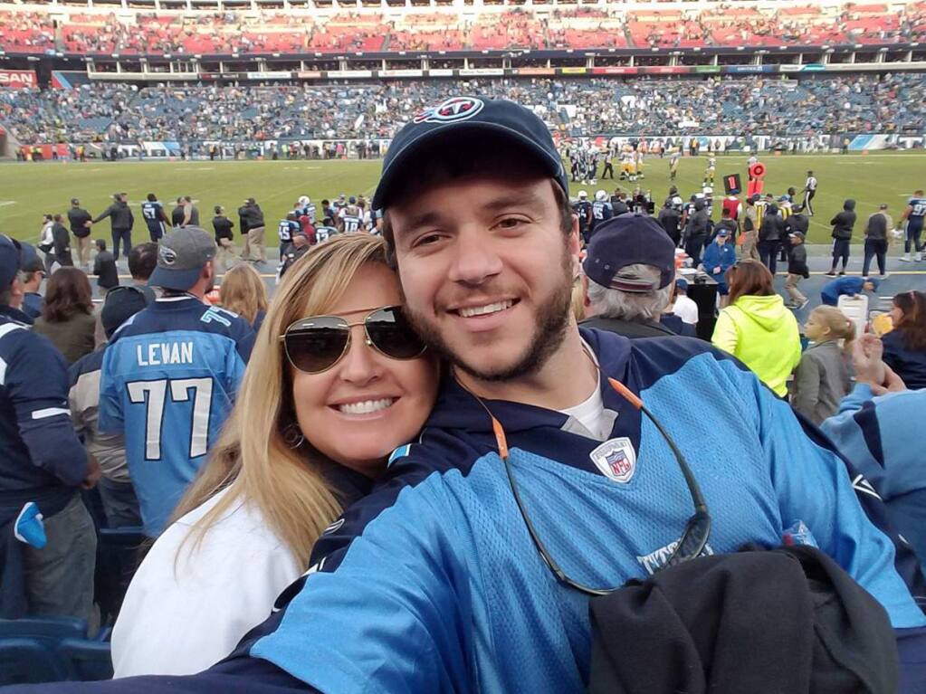 Sonny Melton (right) shown with his wife, Heather Gulish Melton. Sonny was killed in Las Vegas during a mass shooting while carrying his wife to safety. (FACEBOOK)