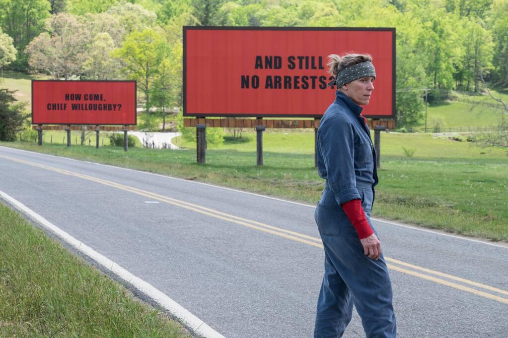 'Three Billboards Outside Ebbing, Missouri' was a breakout hit in 2017, garnering six Oscar nominations. Frances McDormand plays a mother personally challenging the local authorities to solve her daughter's murder. (Photo: IMDB)