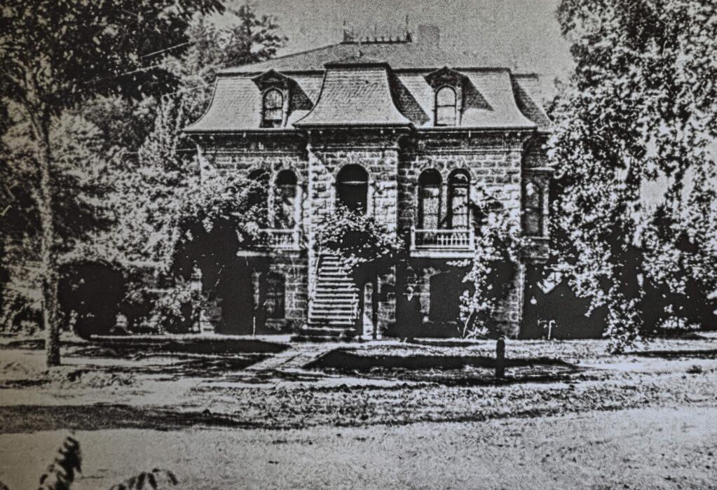 An image of The Francis House taken in 1886.
