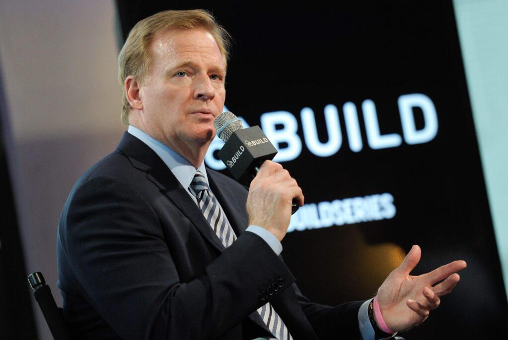 NFL Commissioner Roger Goodell's decision to suspend Patriots Tom Brady and issue penalties to Brady's franchise have overshadowed the NFL's offseason and dominated pro football talk. (Evan Agostini / Associated Press)