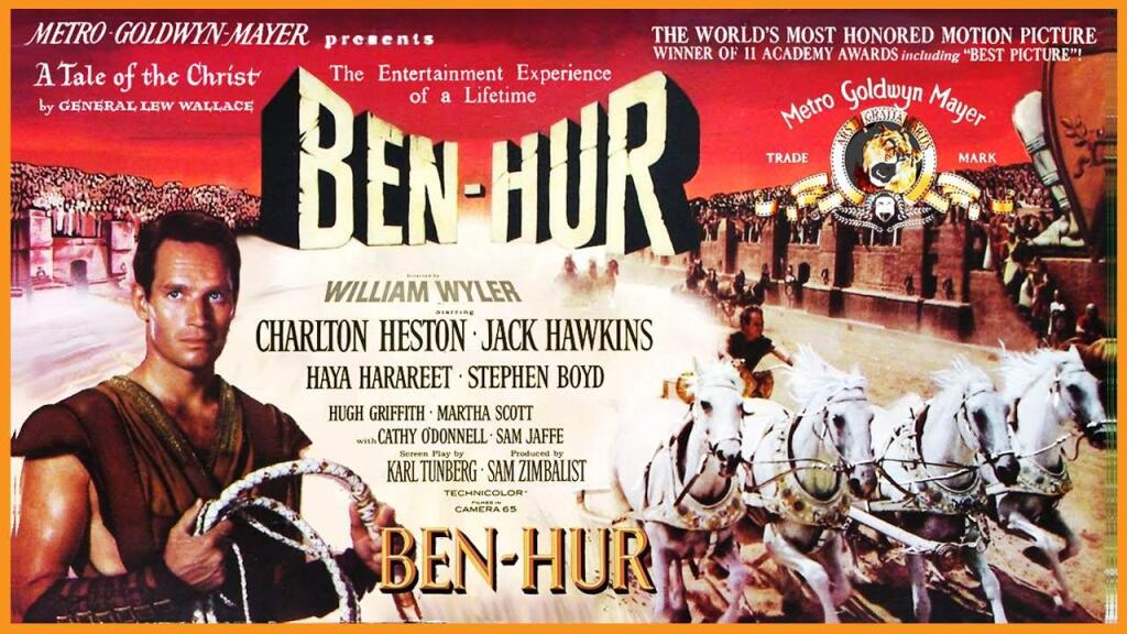 'Ben Hur: A Tale of the Christ' screens on Friday, October 20 at The Vine church in Petaluma