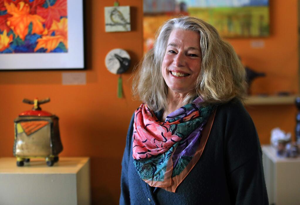 Cynthia Helen Beecher is the literary chair of the Healdsburg Center for the Arts. (John Burgess/The Press Democrat)