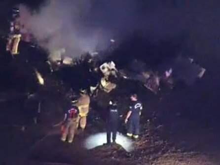 ll six people aboard a small plane were killed when it crashed on a golf course in a Phoenix suburb shortly after taking off from a nearby airport, police said Tuesday.