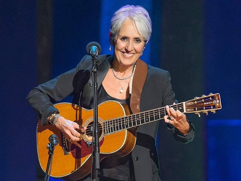 A gala dinner and public showings of art by singer Joan Baez has been canceled. (FACEBOOK)