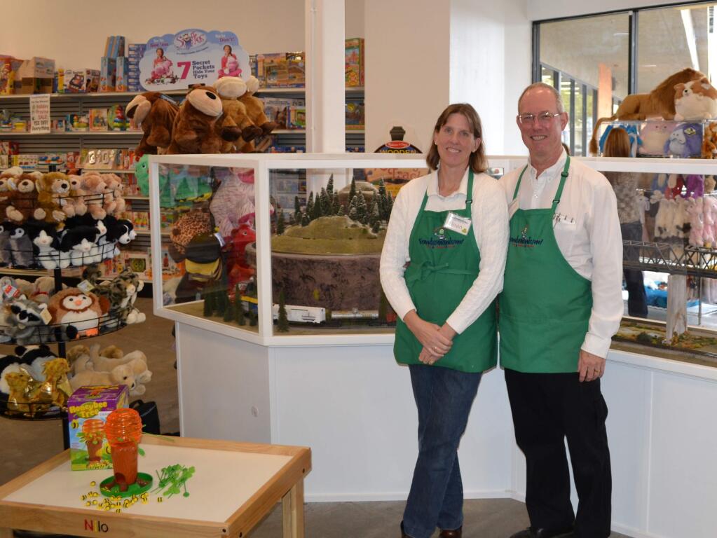 PHOTO: 1 by NICK WALDEN-Steve and Jean Ellliot own Fundemonium, a new toy, game and hobby store in Rohnert Park.