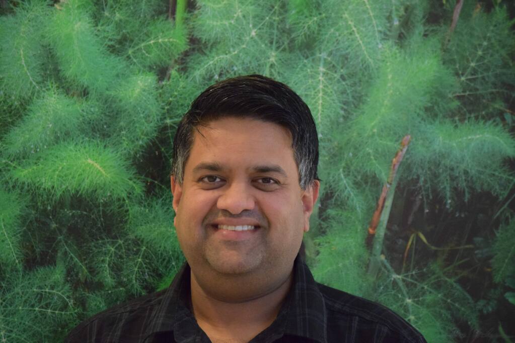 Badri Kothandaraman took over as CEO of Enphase Energy in September 2017. The Petaluma-based company has nearly $300 million in annual sales of micro-inverters. (James Dunn / North Bay Business Journal) March 2018