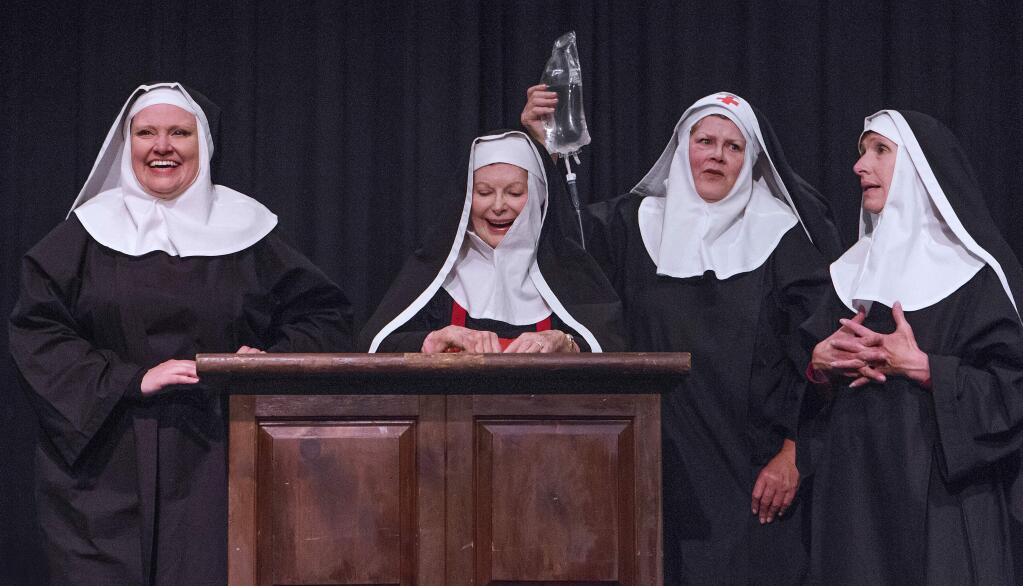Robbi Pengelly/Index-TribuneThis is te last weekend for Dan Goggin's “Nunsense: The Mega-Musical Version,” at the Sonoma Community Center.